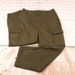 Kuhl Cargo Pants Hiking Travel Outdoor Womens Waist 30 Inseam 26 Green